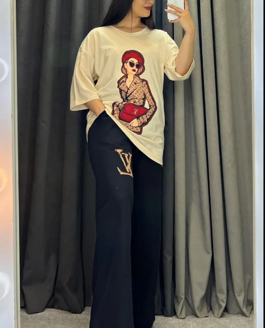 Imagine Casual Tee Trouser Drop 6