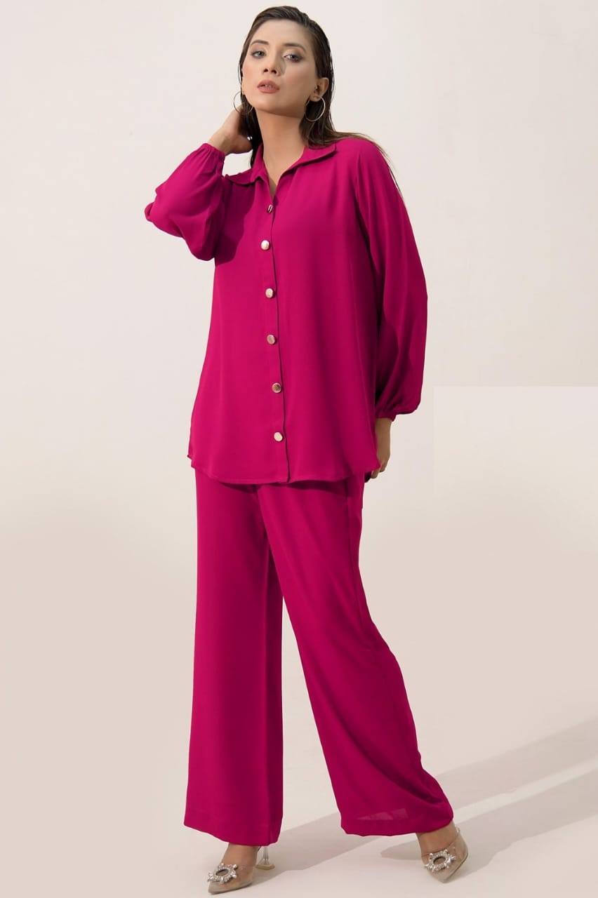 Glam Button CO ORD Set For Her.