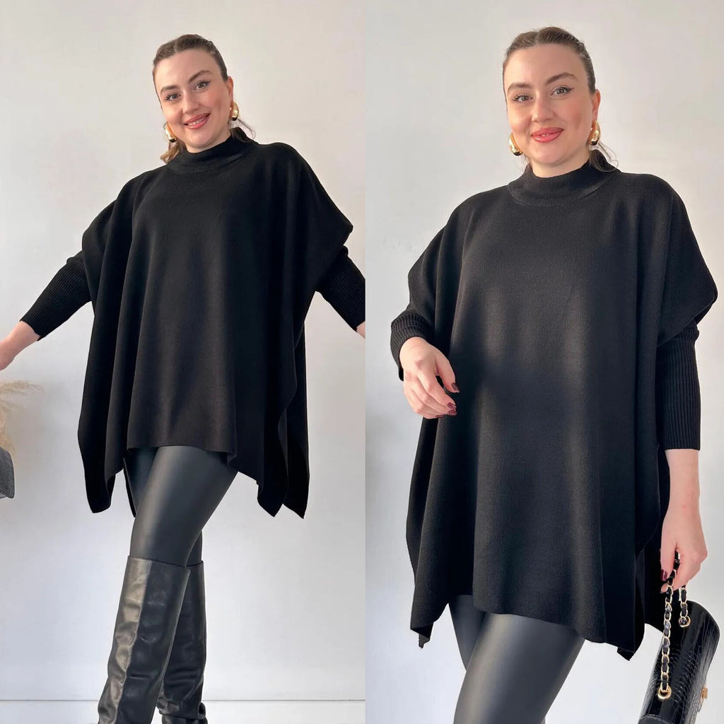 Stylish Turkish Winter Ponchos For Her.