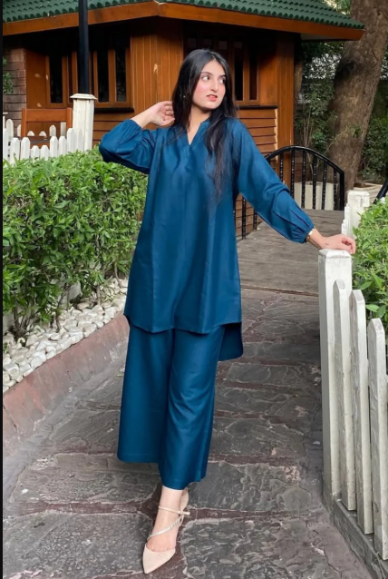 Graceful Women Solids Co ORD Set For Her.