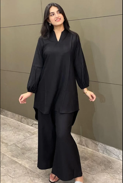 Graceful Women Solids Co ORD Set For Her.