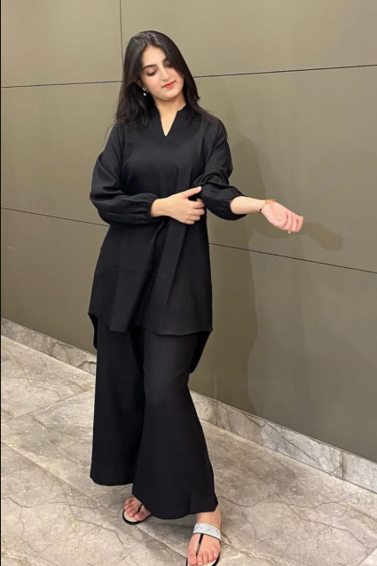 Graceful Women Solids Co ORD Set For Her.