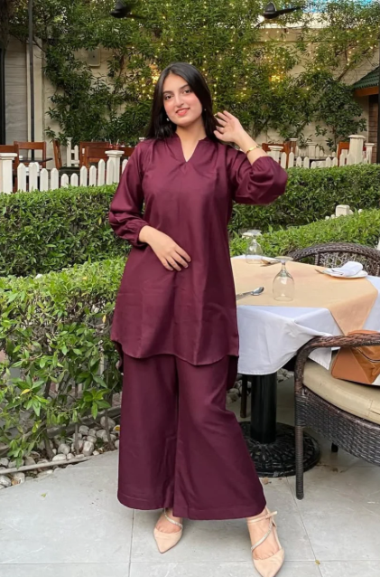 Graceful Women Solids Co ORD Set For Her.
