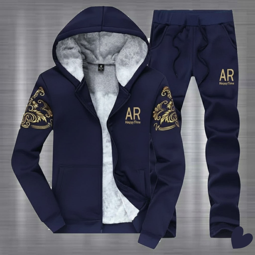 Hooded Winter AR Double Fleece Winter Premium Tracksuit.