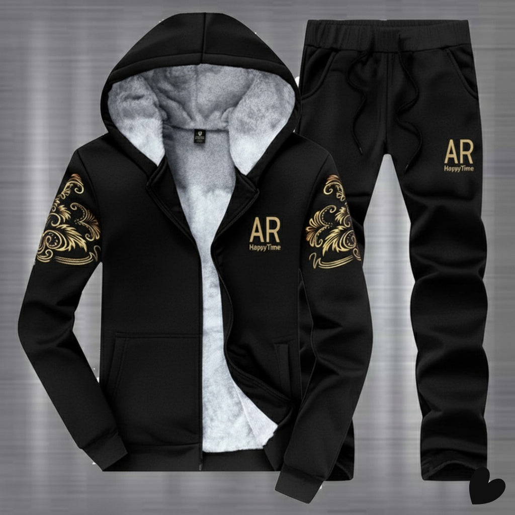 Hooded Winter AR Double Fleece Winter Premium Tracksuit.