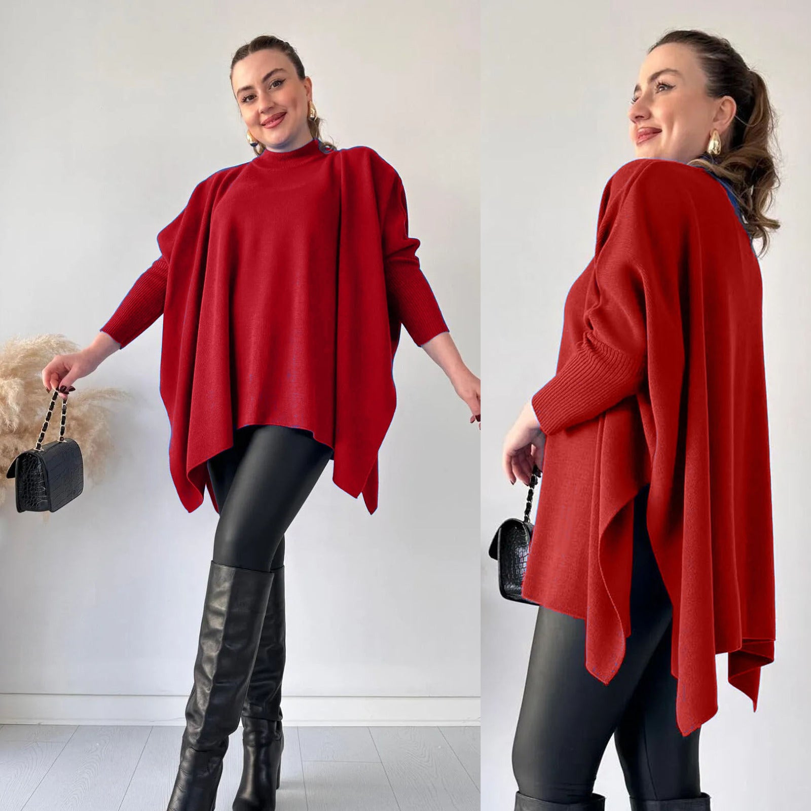 Stylish Turkish Winter Ponchos For Her.