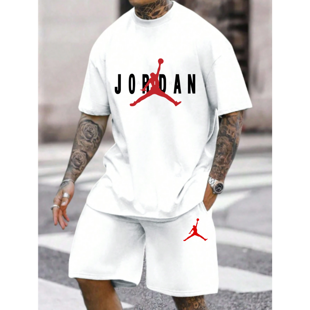 The JR One Color T-Shirt and Short 2piece Set.