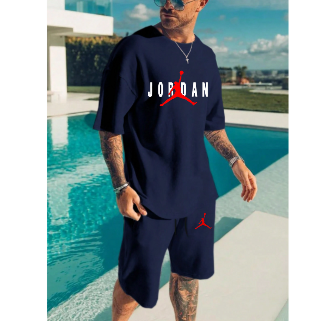 The JR 2-Piece T-Shirt and Short Tracksuit Set.