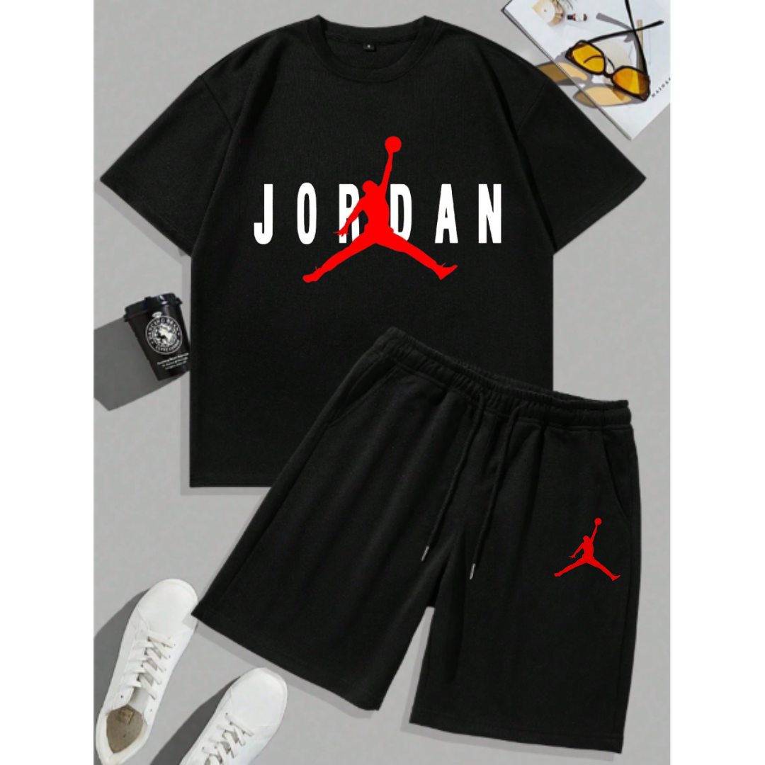 The JR 2-Piece T-Shirt and Short Tracksuit Set.