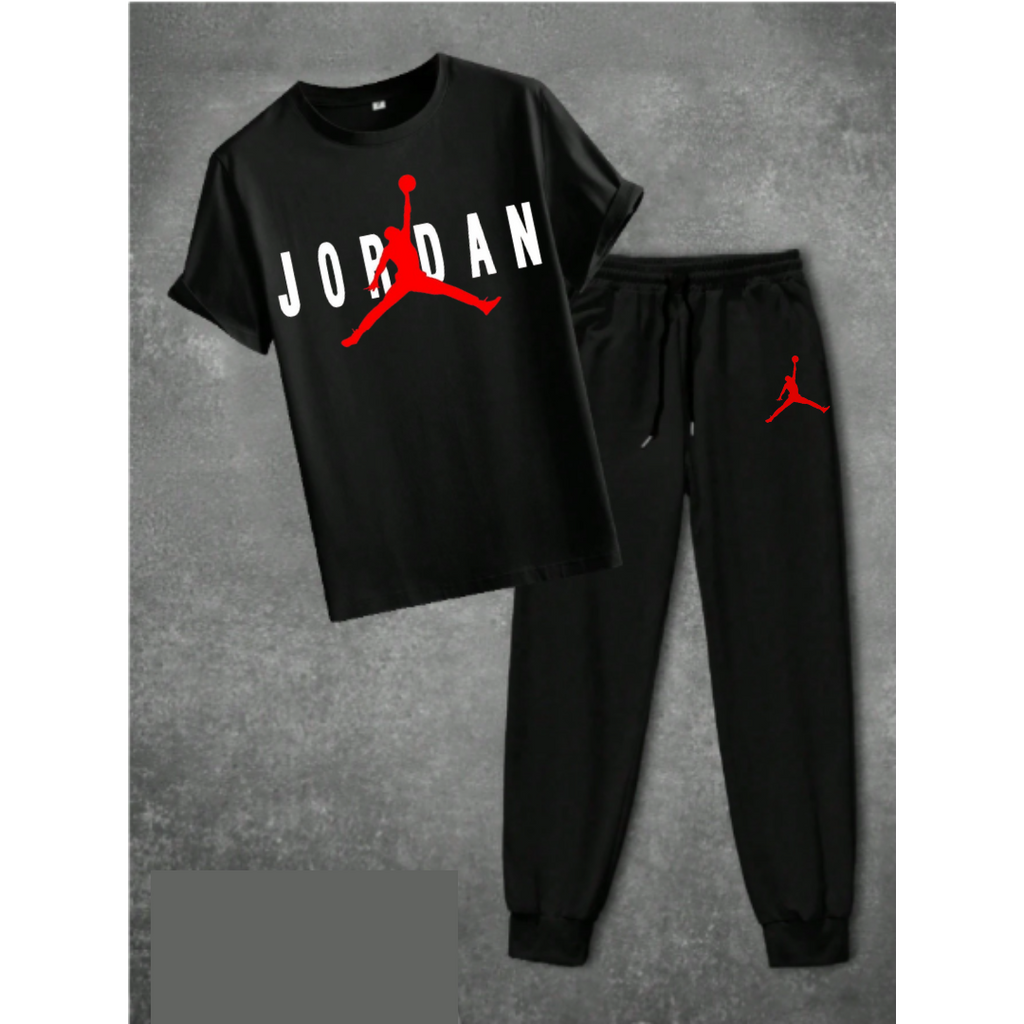 JR T-Shirt and Trouser Tracksuit Set
