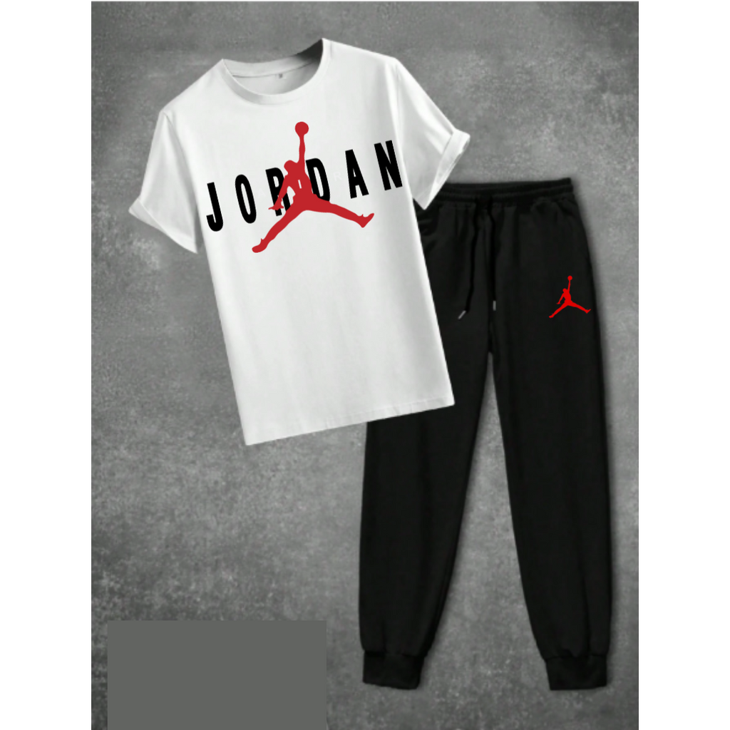 JR T-Shirt and Trouser Tracksuit Set