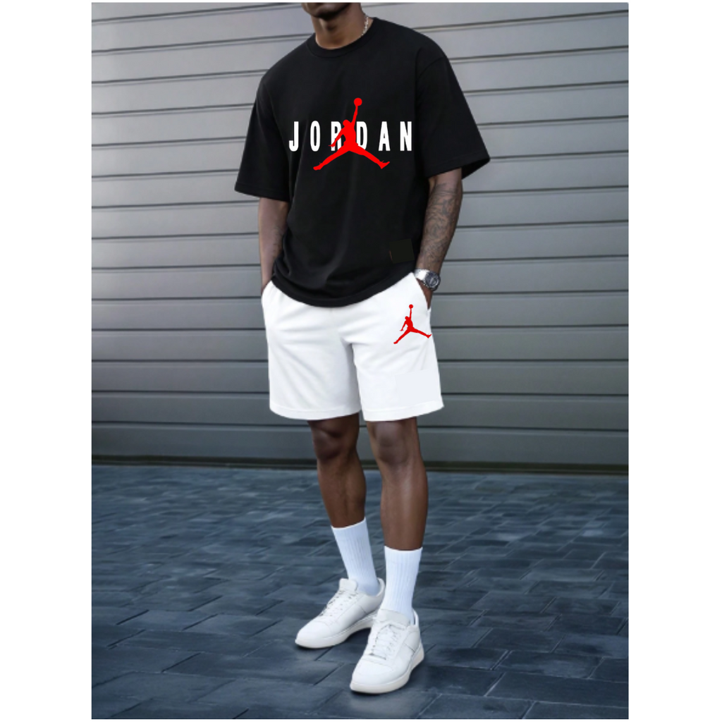 The JR 2-Piece T-Shirt and Short Tracksuit Set.
