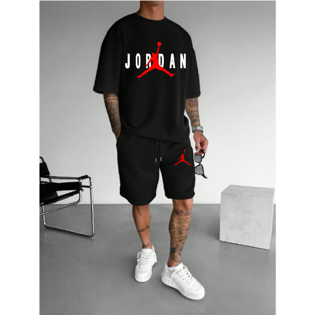 The JR 2-Piece T-Shirt and Short Tracksuit Set.