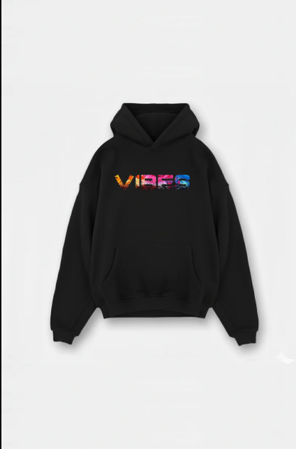 Black Vibe Winter Hoody.
