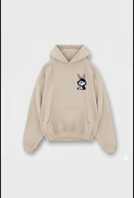 Bunny Beige Winter Hoody.