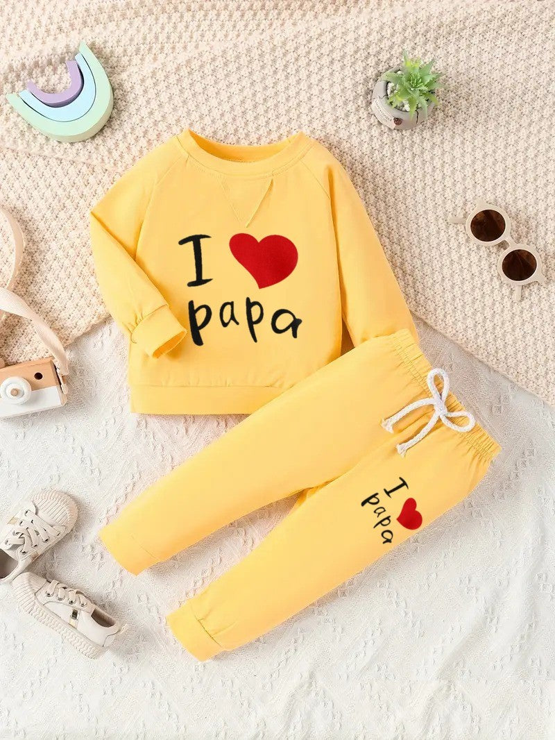Love Papa Kids 2piece Set.