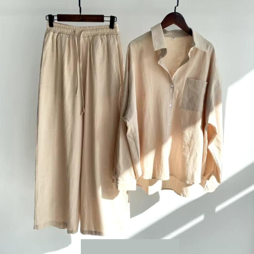 Cream IN Fashion CO ORD Set For Her.