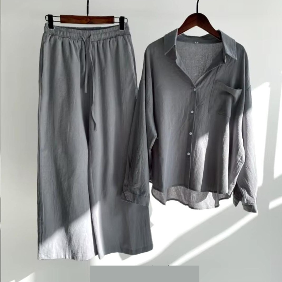 Grey IN Fashion CO ORD Set For Her.