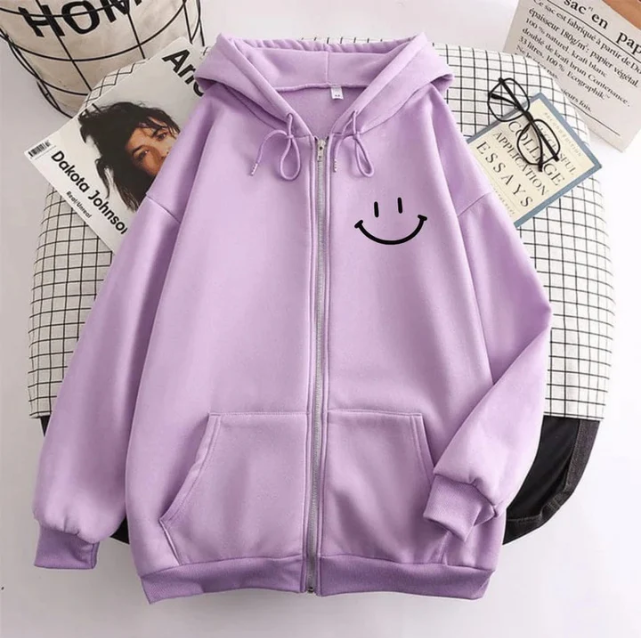 Imagine Stylish Zipper Hoody For Her.