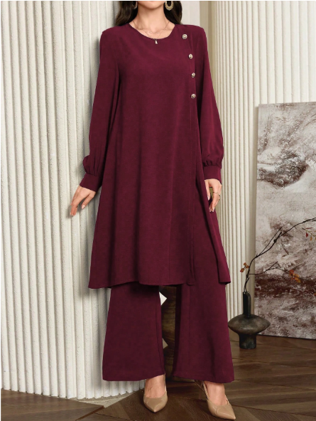 Long Gorgeous Co Ord Set For Her.