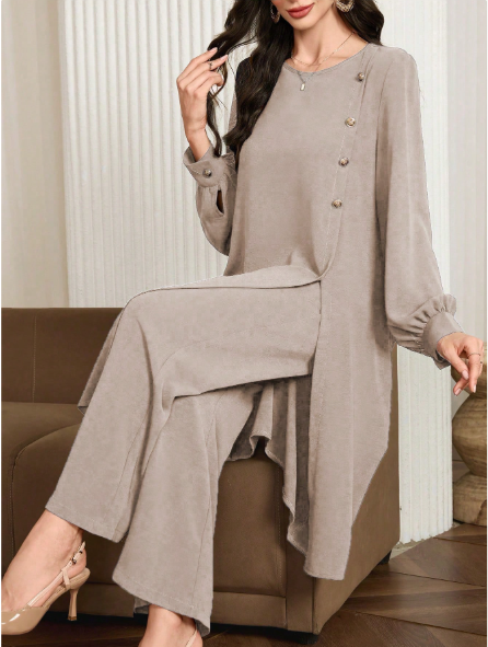 Long Gorgeous Co Ord Set For Her.