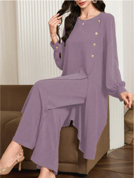 Long Gorgeous Co Ord Set For Her.