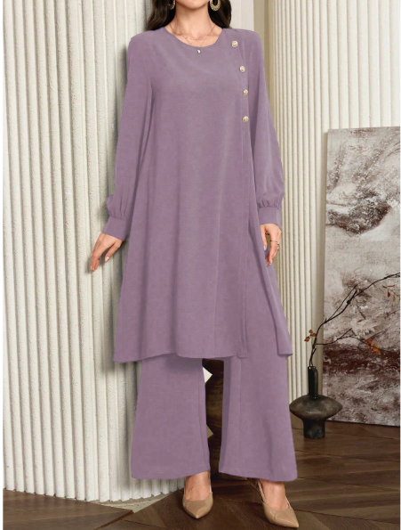 Long Gorgeous Co Ord Set For Her.