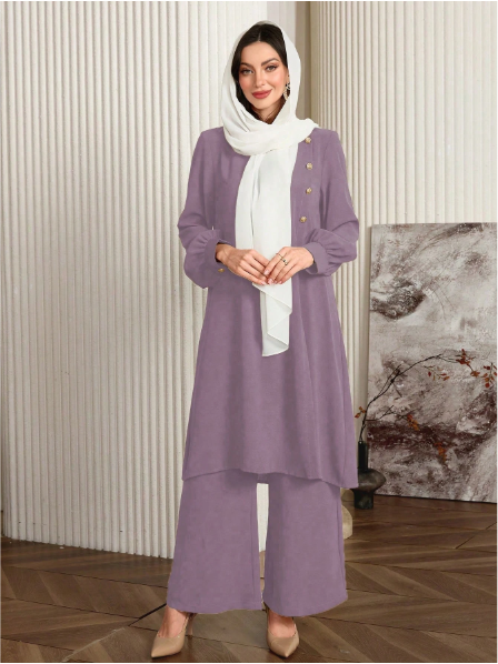 Long Gorgeous Co Ord Set For Her.