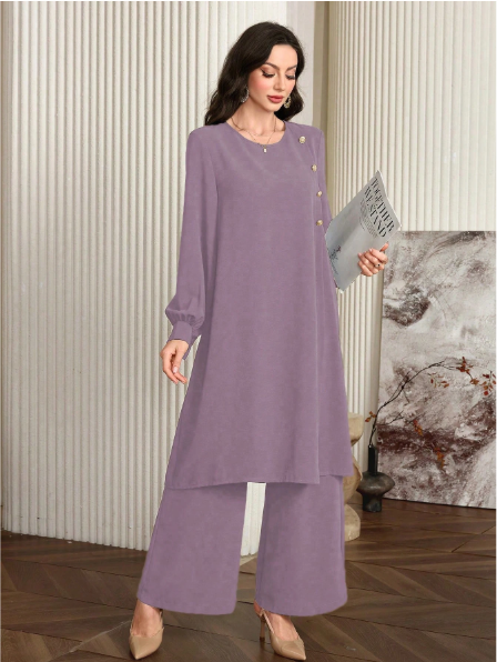 Long Gorgeous Co Ord Set For Her.