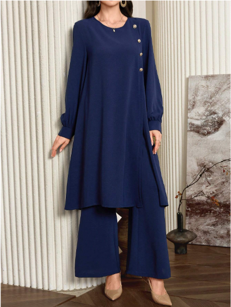 Long Gorgeous Co Ord Set For Her.