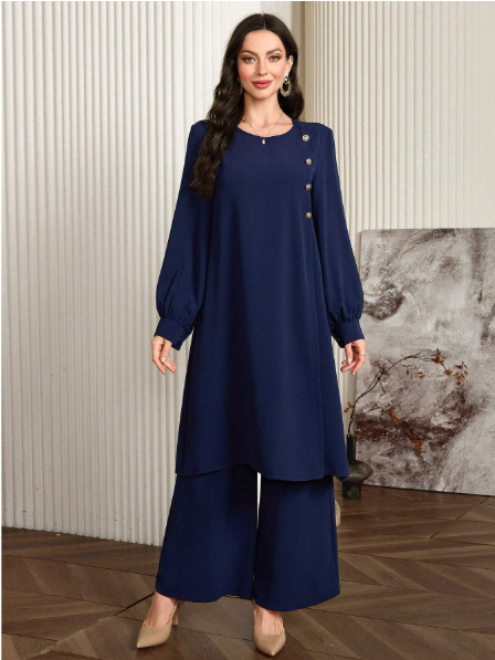 Long Gorgeous Co Ord Set For Her.