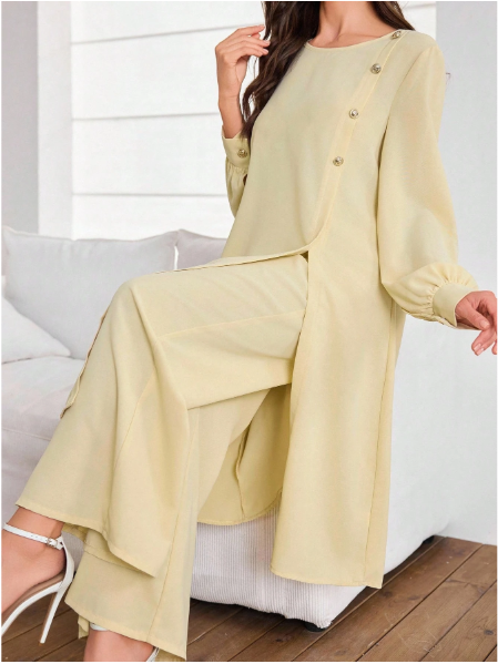 Long Gorgeous Co Ord Set For Her.