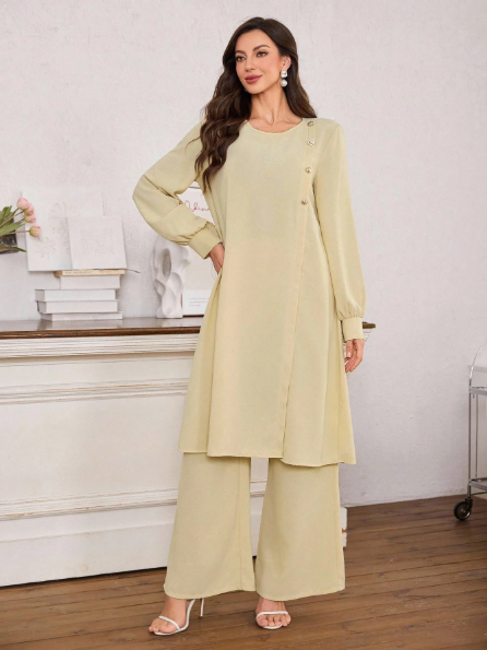 Long Gorgeous Co Ord Set For Her.