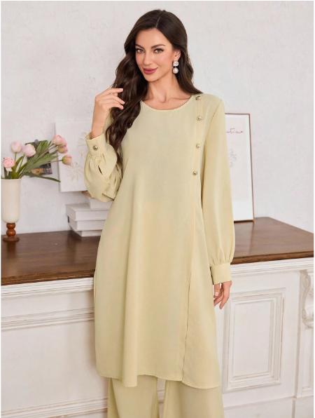 Long Gorgeous Co Ord Set For Her.