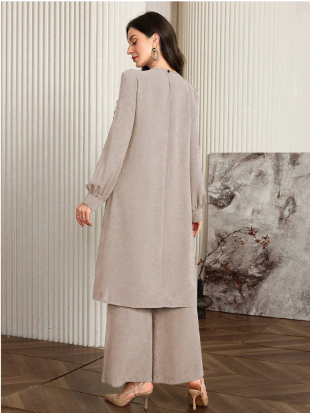 Long Gorgeous Co Ord Set For Her.