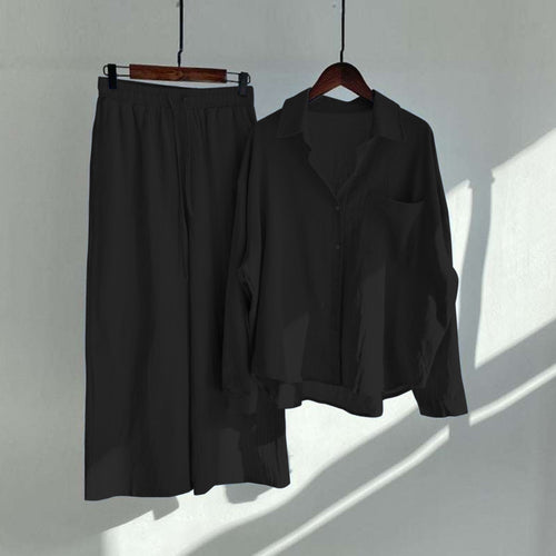Black IN Fashion CO ORD Set For Her.